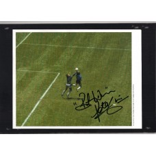 Signed picture of Peter Shilton the England footballer.  